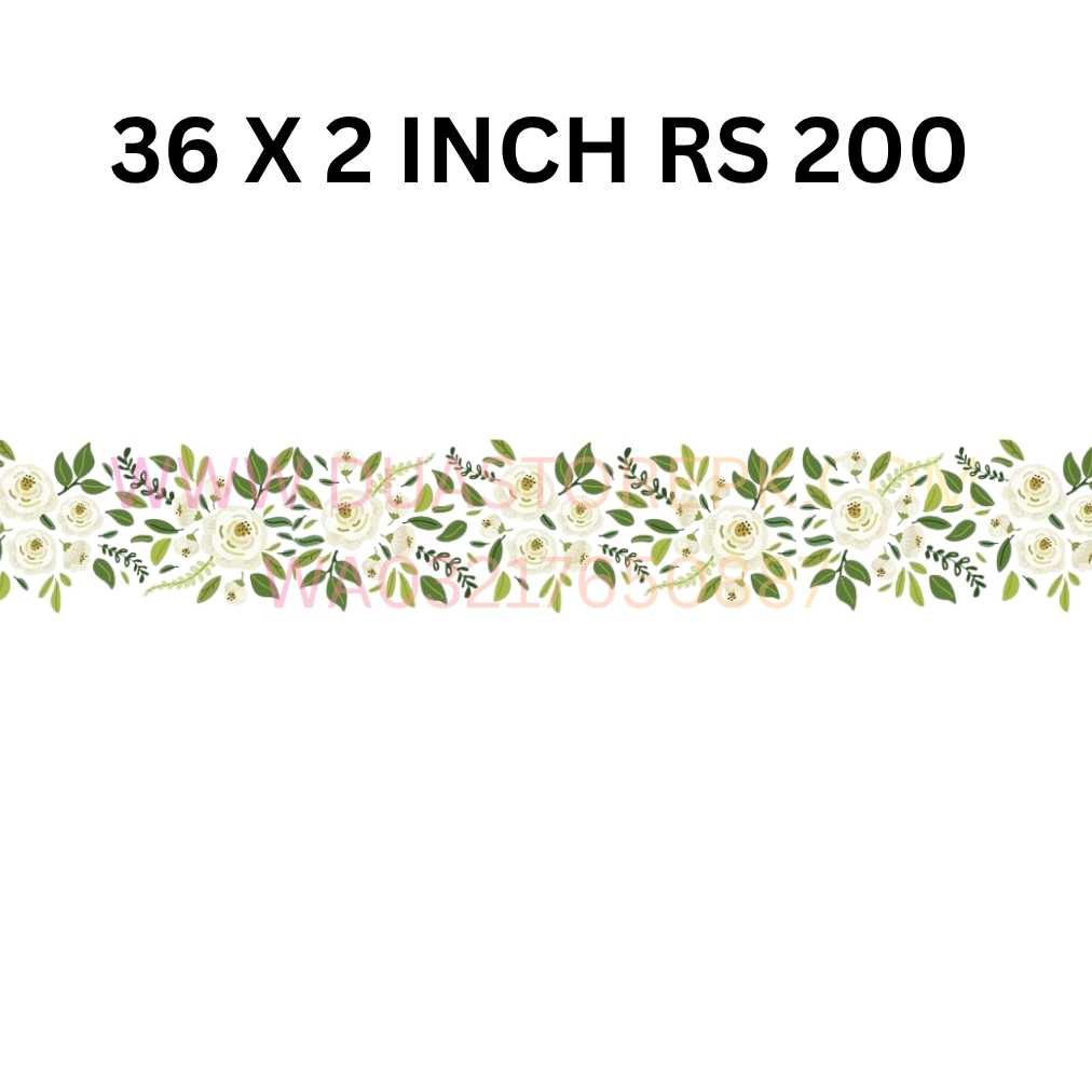 GREEN FLOWER LACE HD IRON ON PATCH INDEPEDENCE DAY SPECIAL
