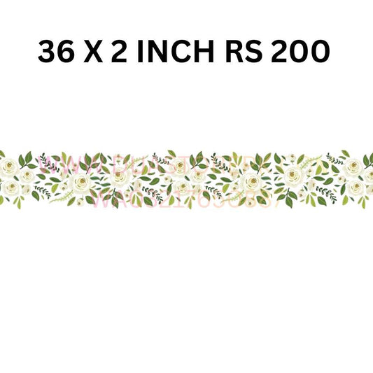 GREEN FLOWER LACE HD IRON ON PATCH INDEPEDENCE DAY SPECIAL