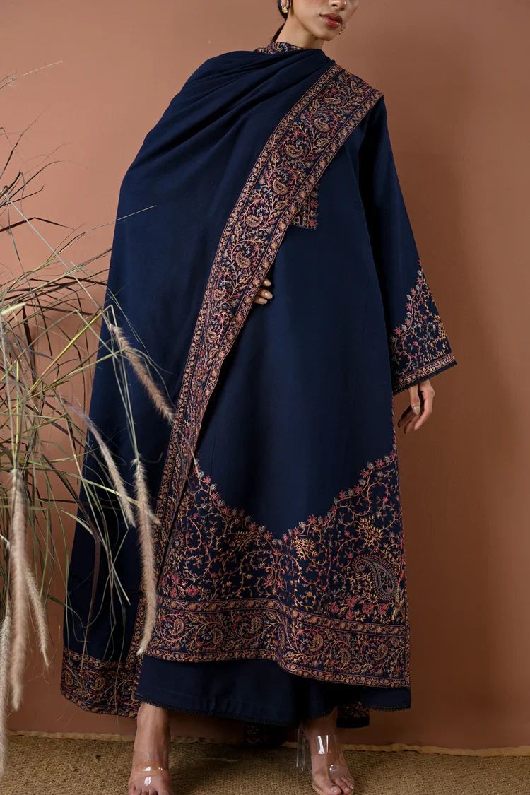 3 PCS  EMBROIDERED LAWN - JAZMIN BRAND ARTICLE 0001