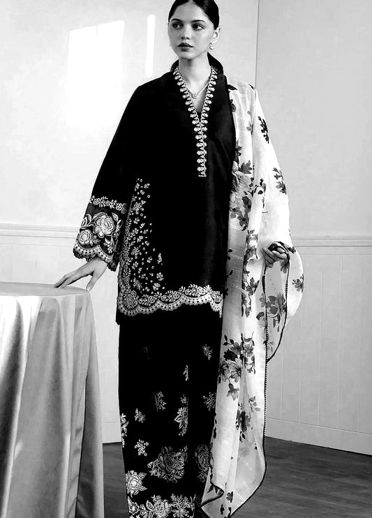 Zara Shahjahan 3PC Lawn Collection ✨ Article 002