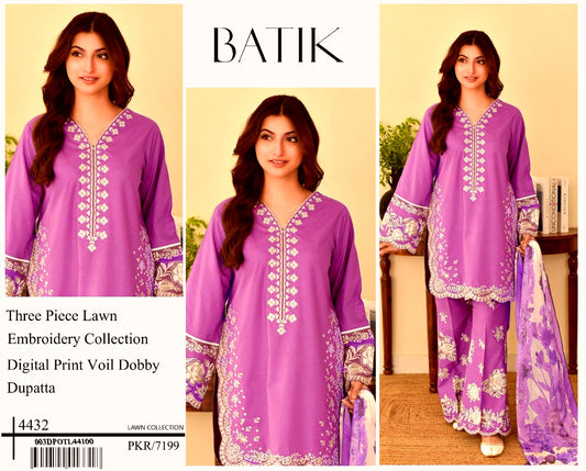Zara Shahjahan 3PC Lawn Collection ✨ Article 003