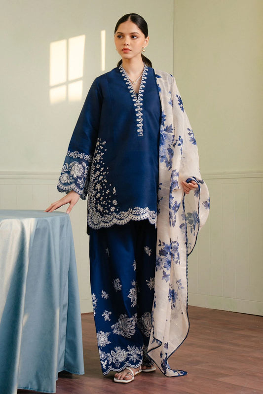 Zara Shahjahan 3PC Lawn Collection ✨ Article 004