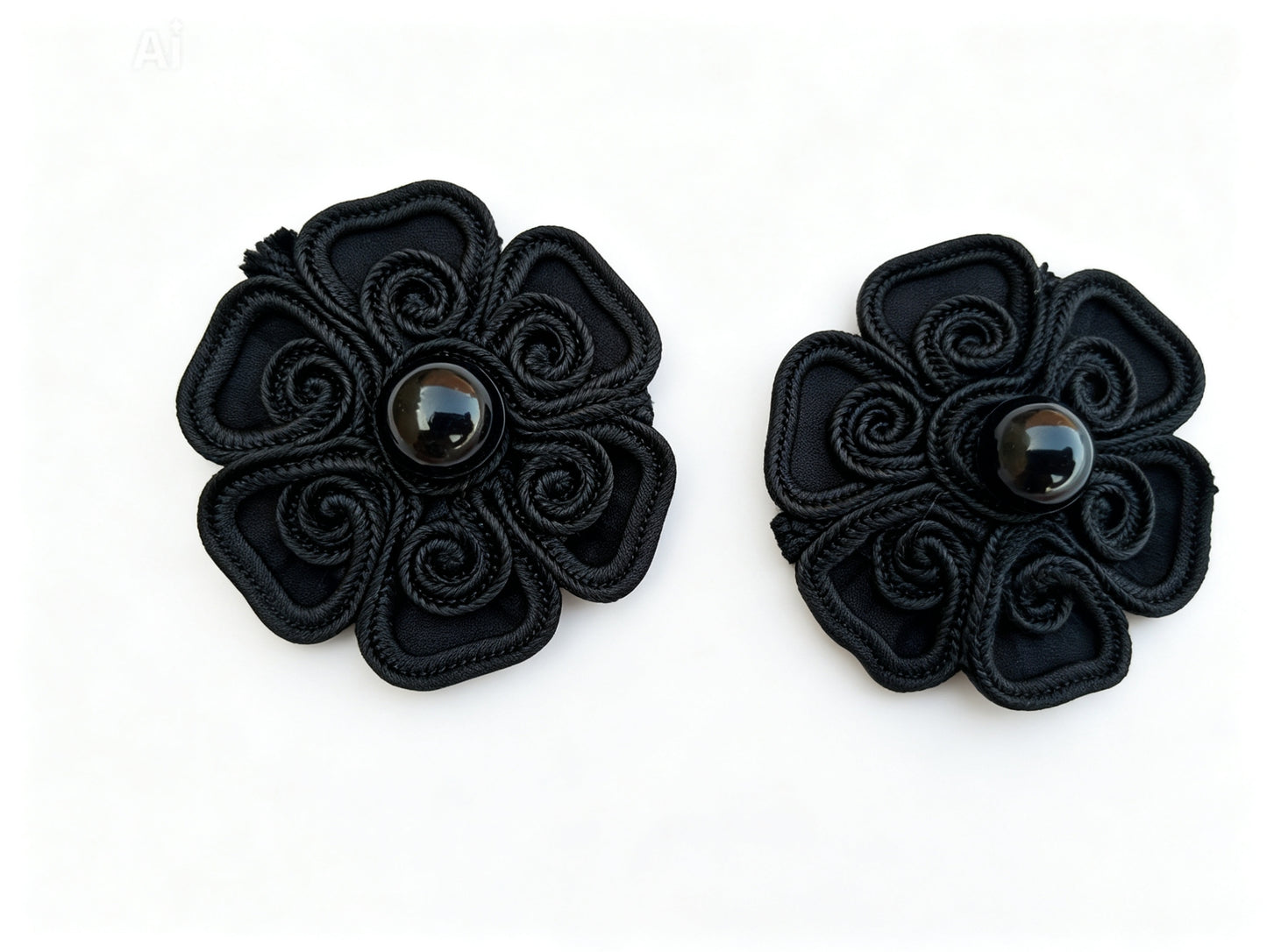 Handcrafted Floral Motif – Pearl & Sitara Embroidery Patch