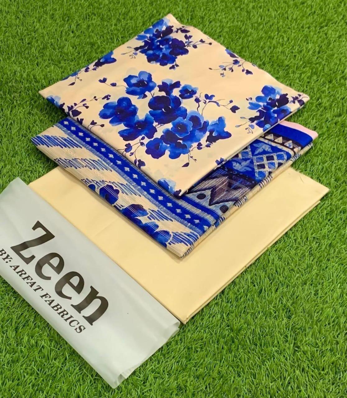Zeen Premium Lawn 3PC Collection ✨  Article 008