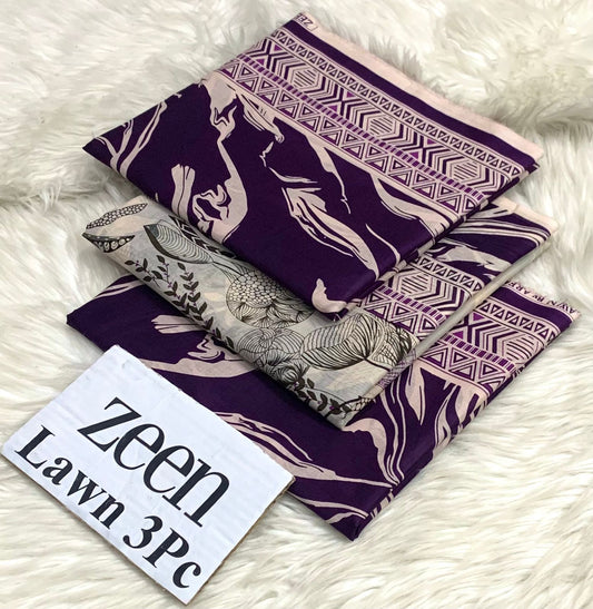 Zeen Premium Lawn 3PC Collection ✨ Article 015