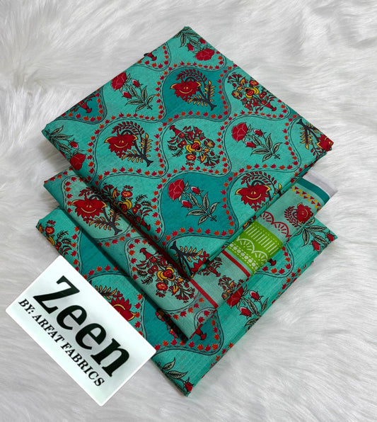 Zeen Premium Lawn 3PC Collection ✨ Article 033
